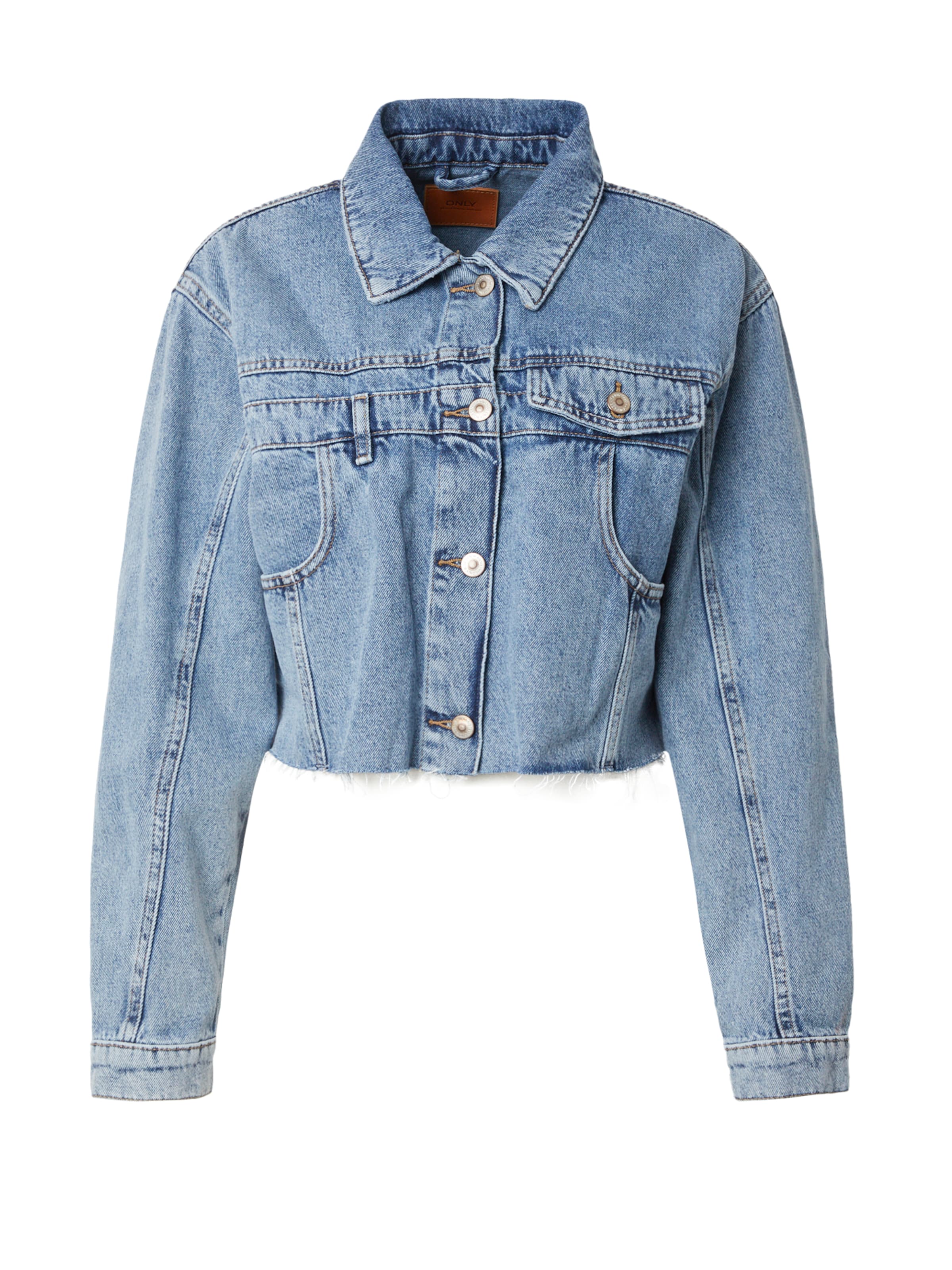 ONLY Prehodna jakna 'ONLFILIS' | modra barva: sprednja stran