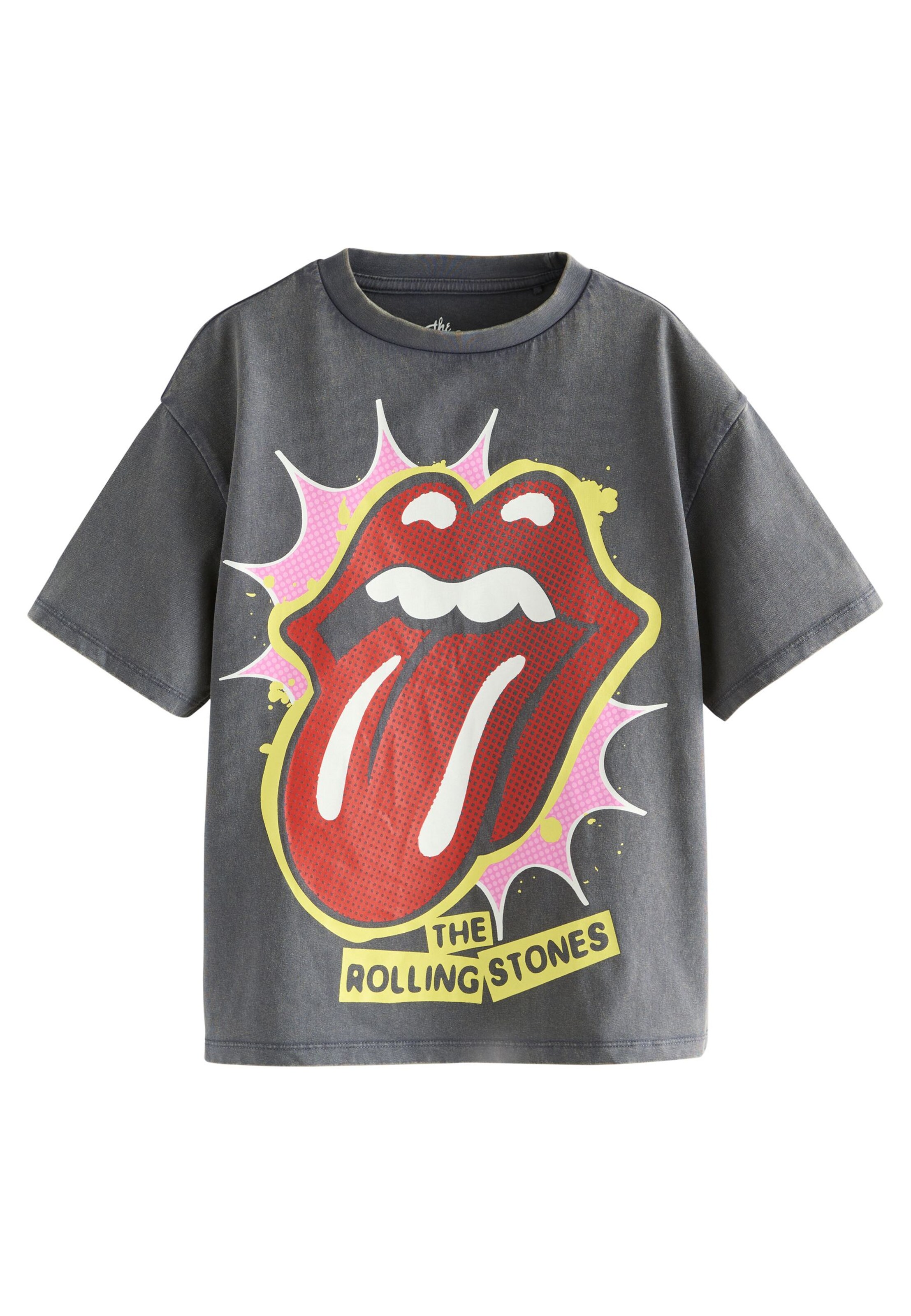 Next Paita 'The Rolling Stones' värissä harmaa: etupuoli