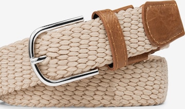 INDICODE JEANS Gürtel 'Alvin' in Beige: Vorderseite