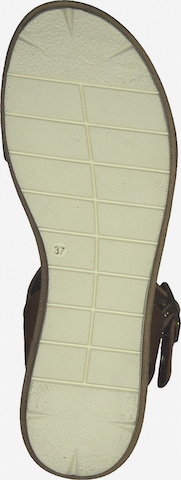 TAMARIS Sandal i brun