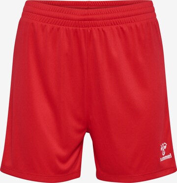 Regular Pantalon de sport 'ESSENTIAL' Hummel en rouge : devant