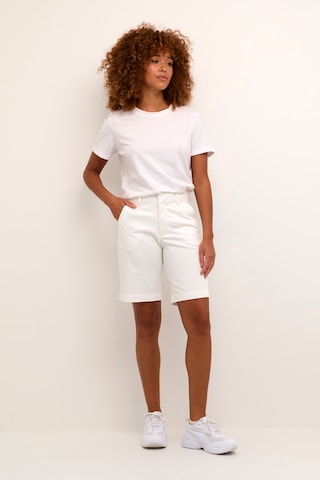 Regular Pantalon 'Lea' Kaffe en blanc