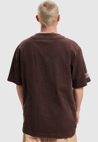 Karl Kani Comfort fit Button Up Shirt in Brown