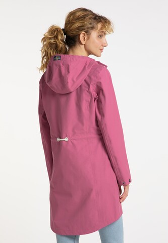 Schmuddelwedda Between-Seasons Coat in Pink