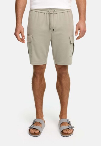 INDICODE JEANS Regular Cargo trousers 'Nezzo' in Grey: front