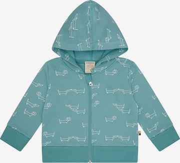 loud + proud Zip-Up Hoodie in Green: front