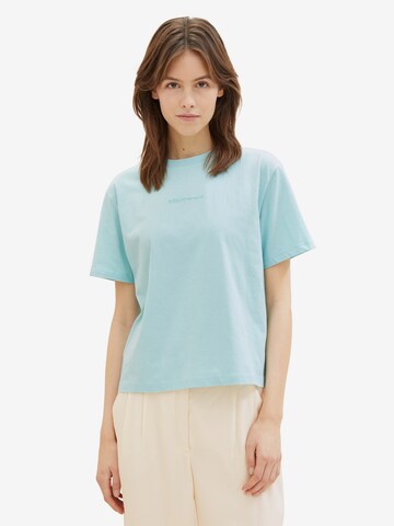 TOM TAILOR DENIM T-Shirt in Blau: predná strana