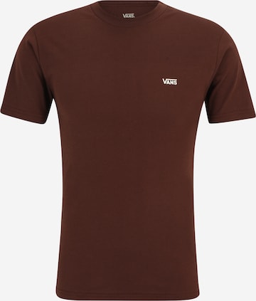 T-Shirt VANS en marron : devant