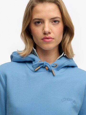 Superdry Sweatshirt 'ESSENTIAL' i blå