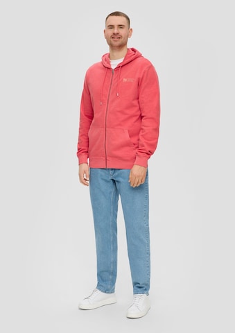 s.Oliver Red Label Big & Tall Sweatjacke in Rot