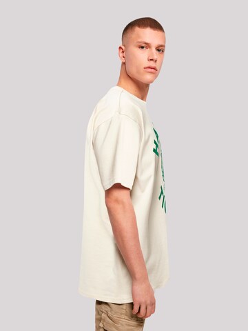 F4NT4STIC Shirt 'Stranger Things Hawkins Tigers Netflix TV Series' in Beige