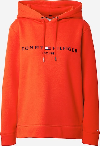 Felpa di TOMMY HILFIGER in arancione: frontale