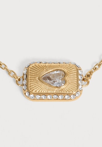 GUESS - Pulsera 'CRYSTAL LOVE' en oro