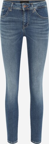 Vero Moda Petite Skinny Fit Дънки 'LUX' в синьо: отпред