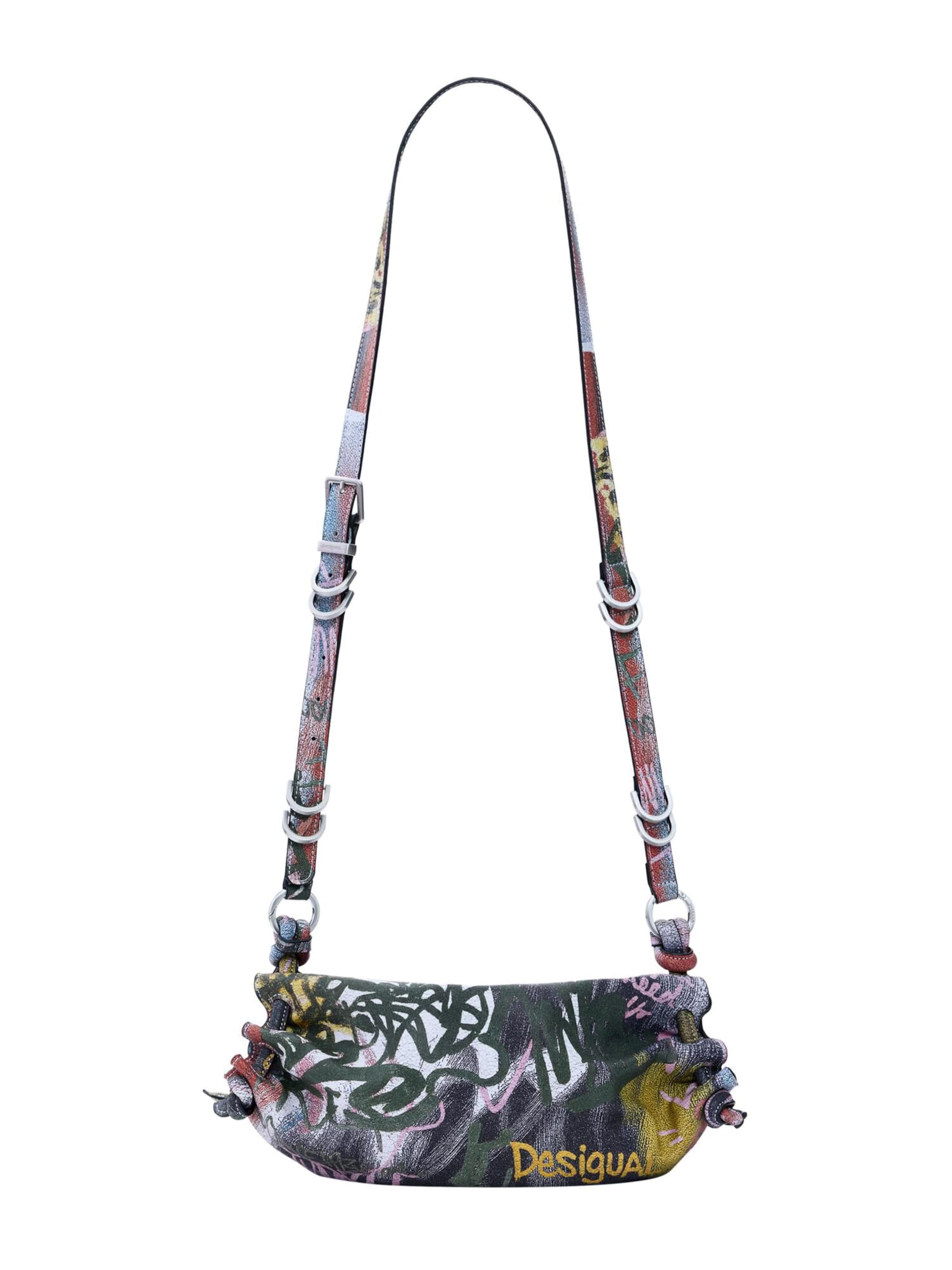 Desigual - Mala de ombro 'Arty Printed' em mistura de cores: frente