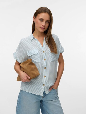 VERO MODA Blouse 'VMBumpy' in White: front