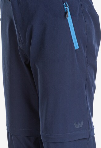 Whistler Regular Workout Pants 'SPENCER M' in Blue