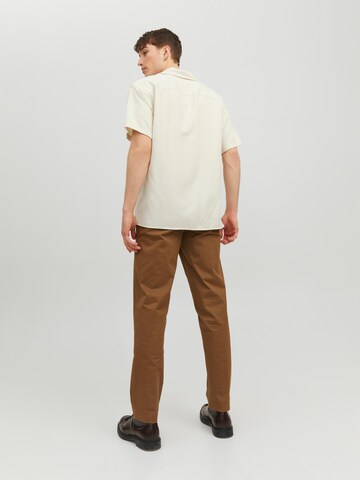 pilka JACK & JONES Standartinis modelis Marškiniai 'Jude'