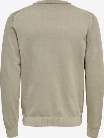 Only & Sons Pullover 'Clark' in Beige