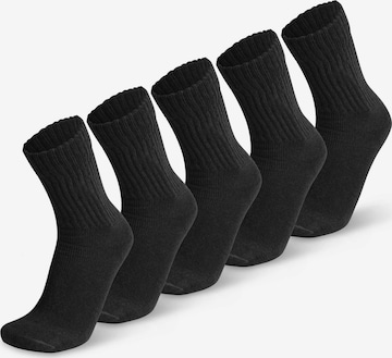 normani Athletic Socks 'Extrem' in Black: front
