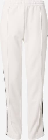 LACOSTE Regular Pants in White: front