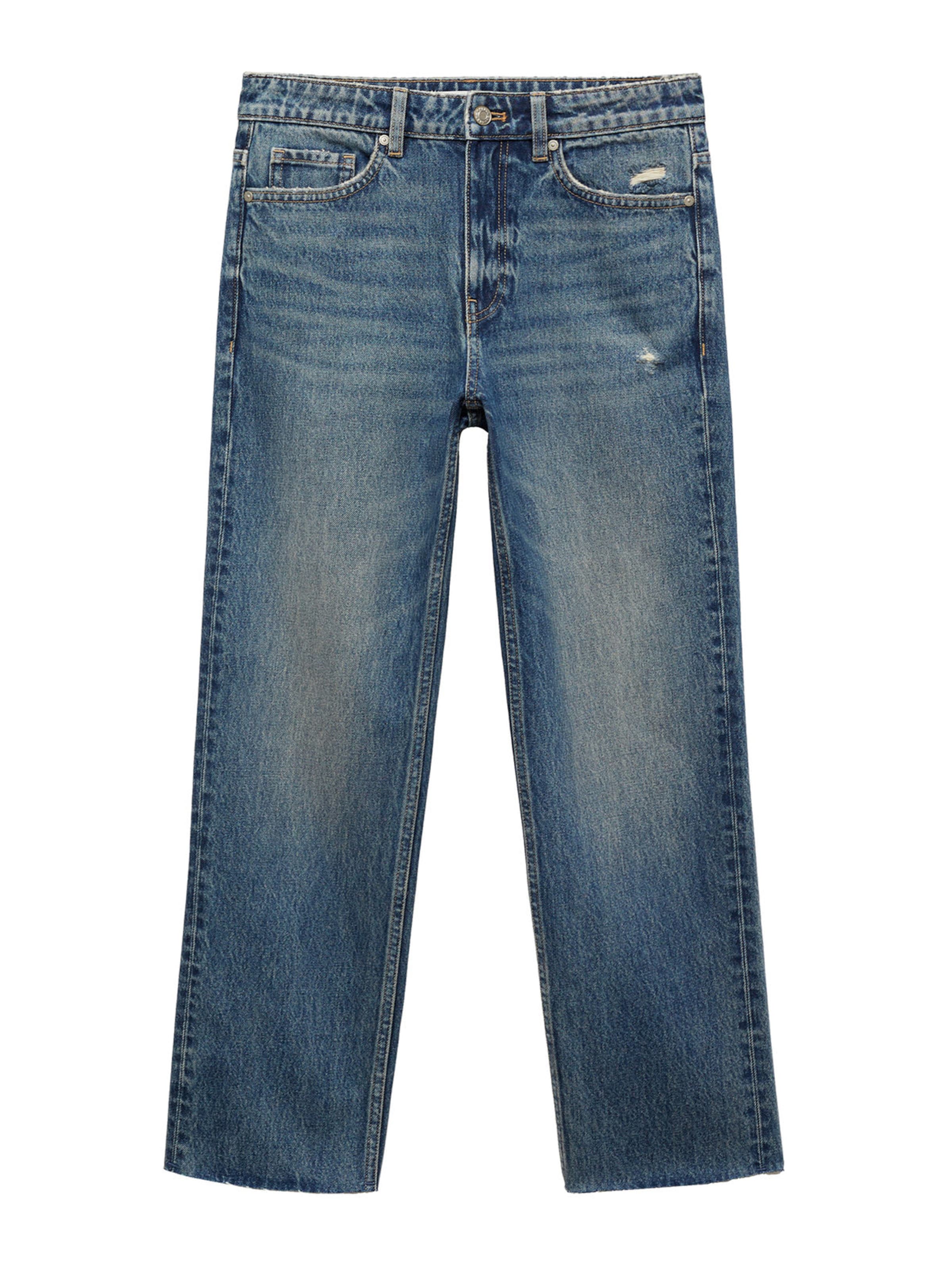 MANGO regular Jeans 'BLANCA' i blå: forside