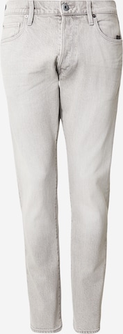 G-STAR - Slimfit Calças de ganga '3301' em cinzento: frente