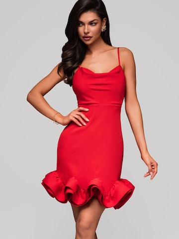 Ombre - Vestido de noche en rojo