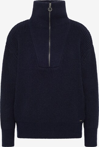 Pull-over DreiMaster Vintage en bleu : devant