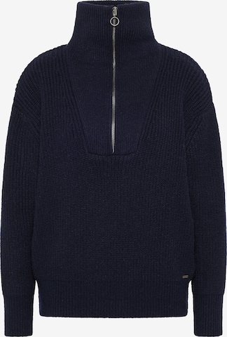 Pull-over DreiMaster Vintage en bleu : devant