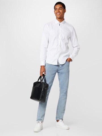 JOOP! Jeans Regular fit Button Up Shirt in White