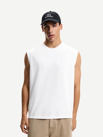 Maglietta di Bershka in bianco: frontale