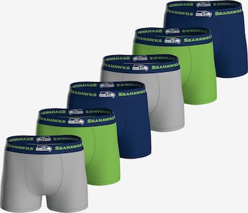 Boxers 'Seattle Seahawks' Huddle en bleu : devant