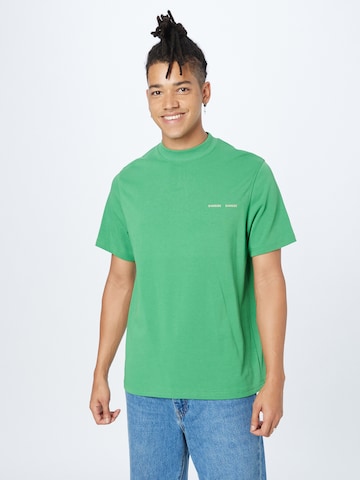 Samsøe Samsøe Regular fit T-shirt 'Norsbro' i grön: framsida