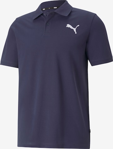 PUMA Functioneel shirt 'Essentials' in Blauw: voorkant