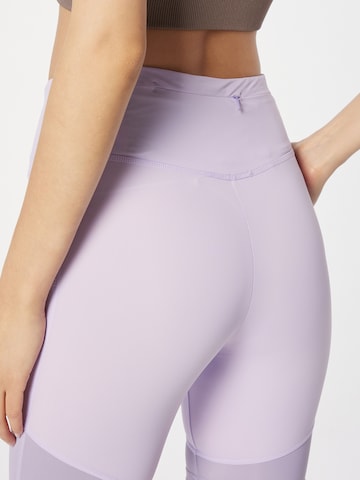 MIZUNO Skinny Sports trousers 'Impulse' in Purple
