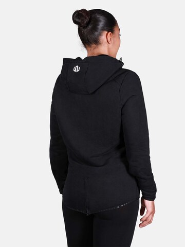 MOROTAI - Sudadera con cremallera deportiva en negro