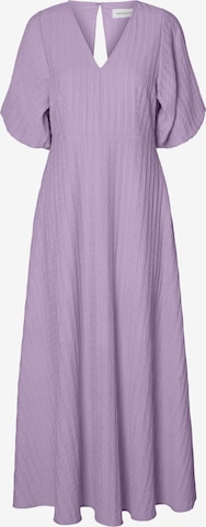 purpurinė SELECTED Suknelė 'SLFMADDIE': priekis
