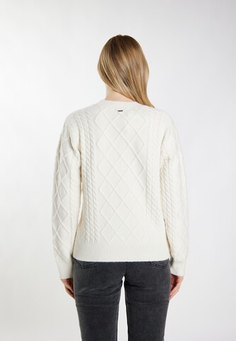 Pull-over 'Imane' DreiMaster Vintage en blanc