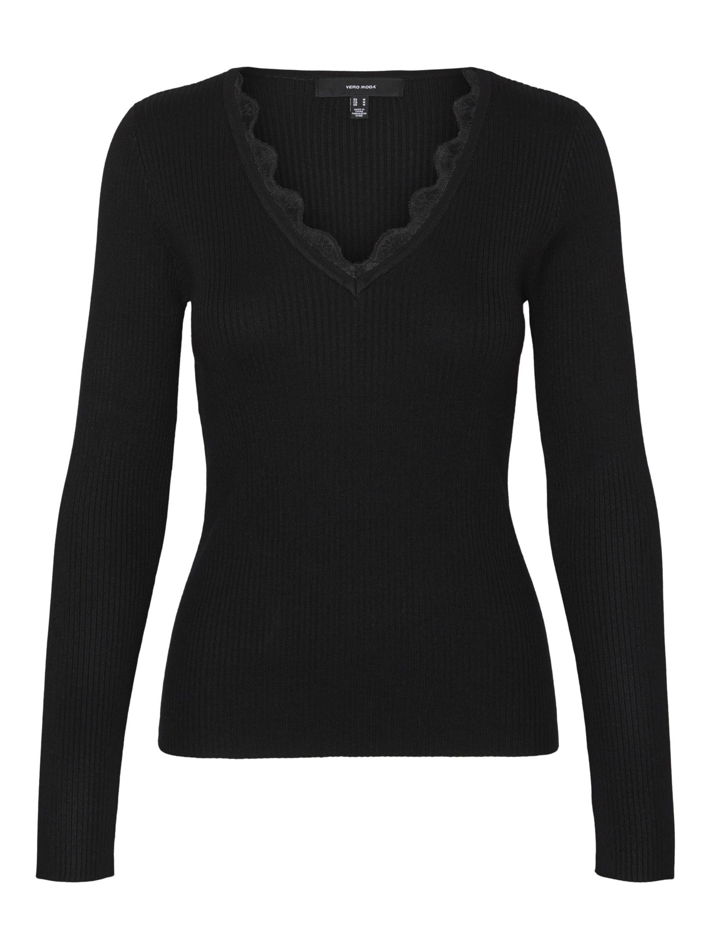 Pull-over VERO MODA en noir : devant