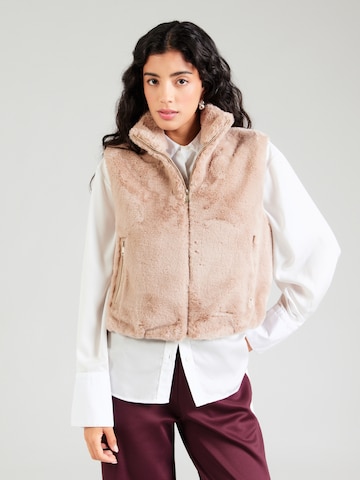 RINO & PELLE Vest 'Nikki' in Beige: front