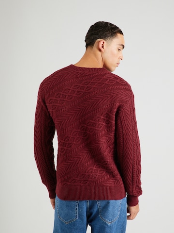 Guido Maria Kretschmer Men Sweater 'Melvin' in Red: back
