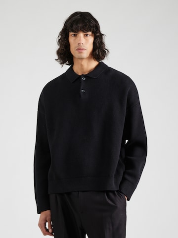 JACK & JONES Sweater 'KOBE' in Black: front