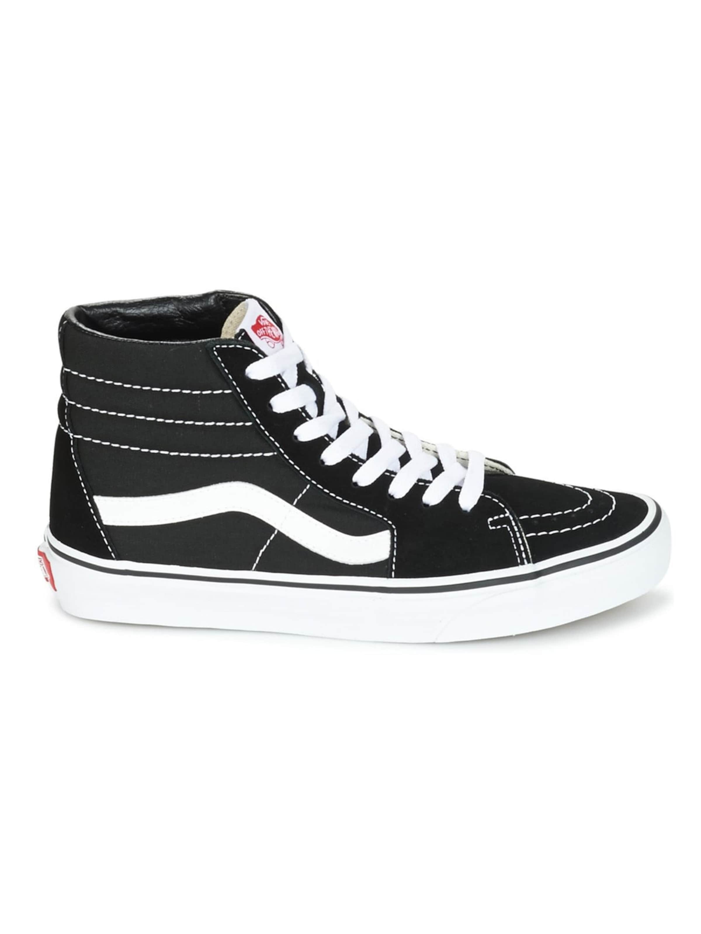 Scarpa stringata sportiva 'UA SK8-HI BLACK / WHITE' di VANS in nero: frontale