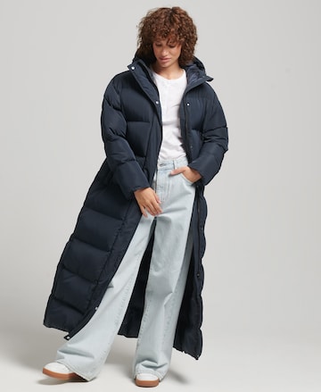 Manteau d’hiver 'Duvet' Superdry en bleu