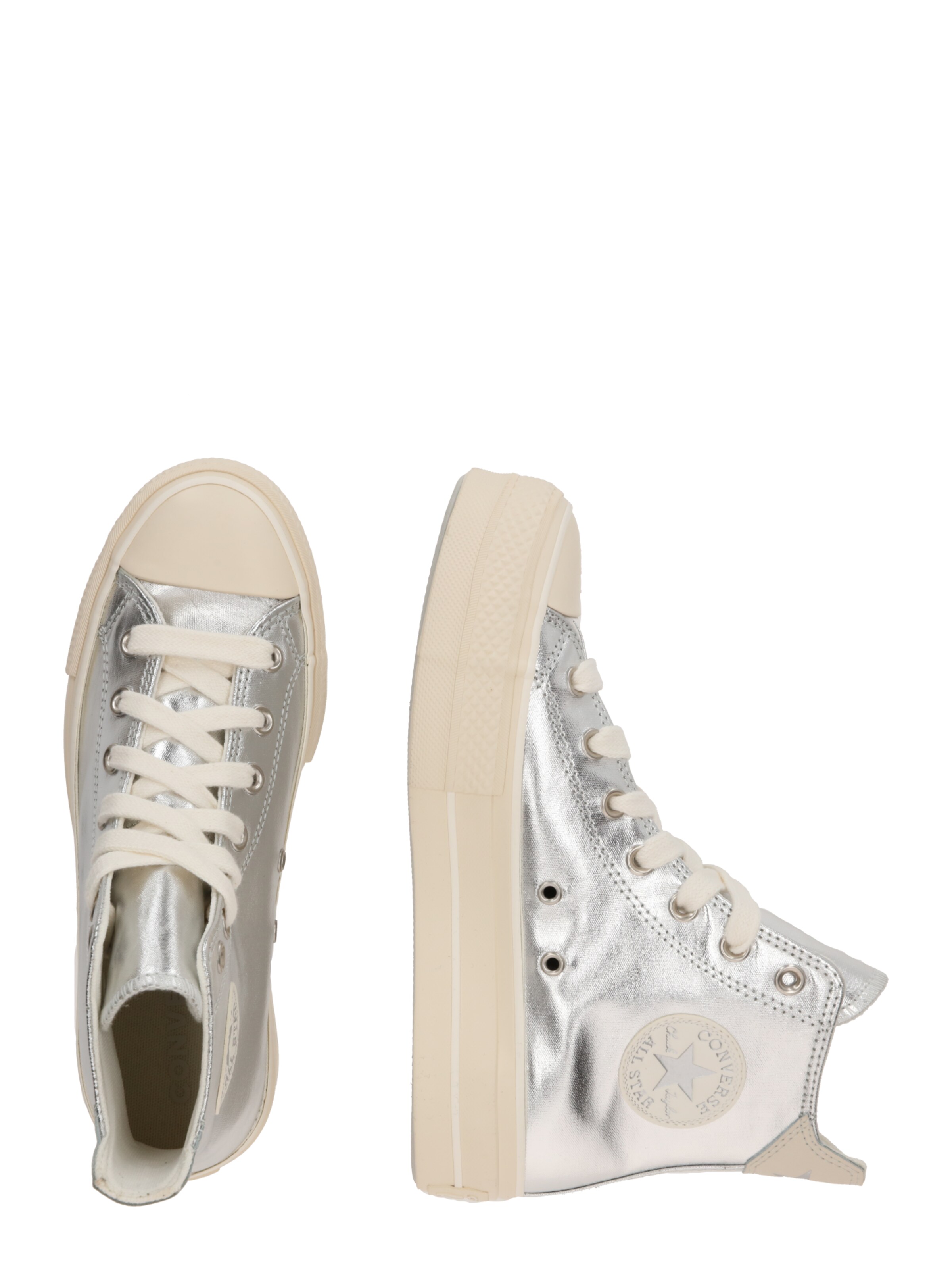 CONVERSE Kotníkové tenisky 'CHUCK TAYLOR ALL STAR' – stříbrná