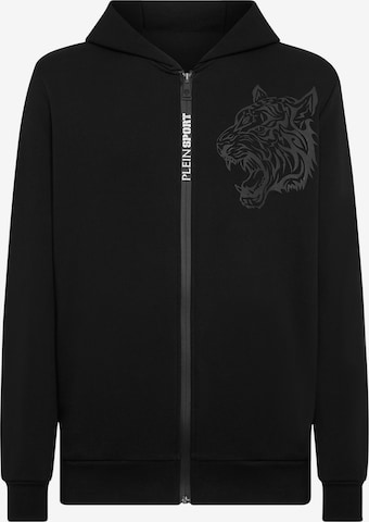 Plein Sport - Casaco em moletão em preto: frente