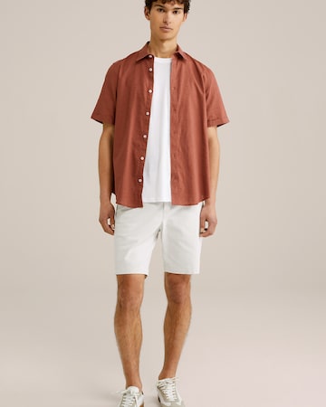 WE Fashion Обычный Брюки-чинос в Белый