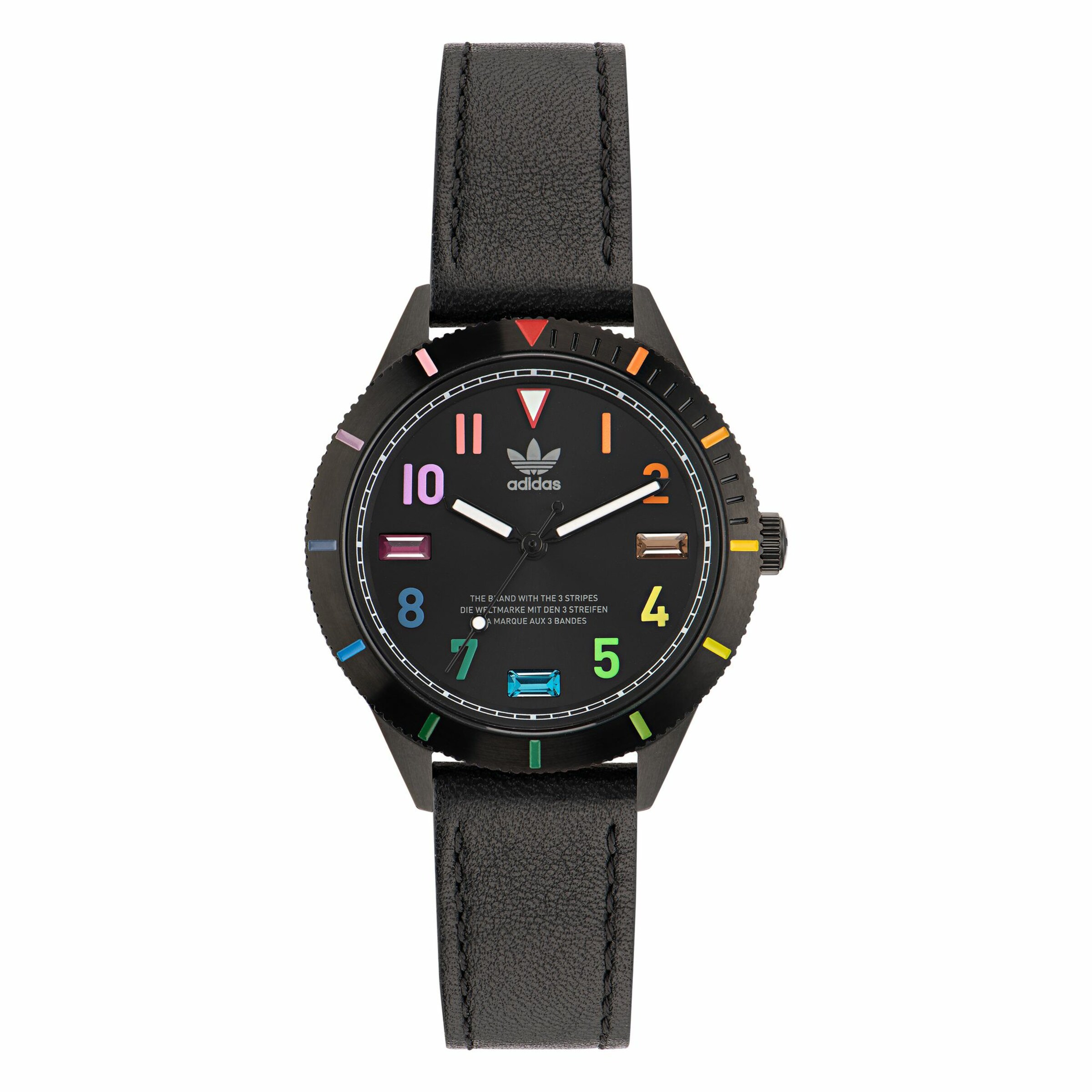 ADIDAS ORIGINALS Analoog horloge in Zwart: voorkant