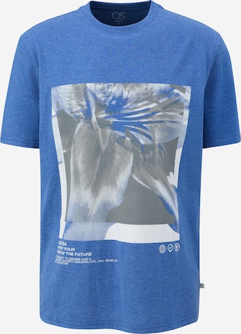 QS T-Shirt in Blau: predná strana